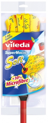 Kit curatenie, galeata cu storcator Power Press si mop soft cu maner Euroclick Vileda