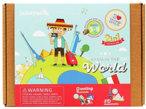 Kit Creatie 2-In-1 In Jurul Lumii Jack In The Box