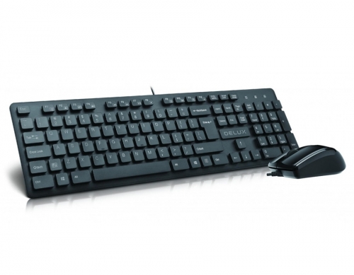 Kit tastatura + Mouse Deluxe KA150U, Delux