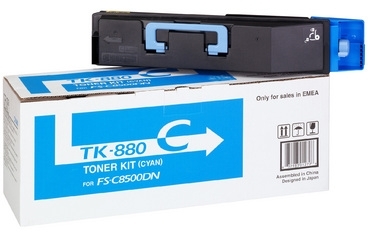 Cartus Toner Cyan Tk-880C 18K Original Kyocera Fs-C8500Dn