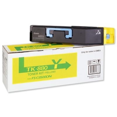 Cartus Toner Yellow Tk-880Y 18K Original Kyocera Fs-C8500Dn