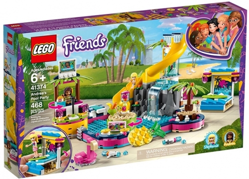 Petrecerea la piscina a Andreei 41374 LEGO Friends