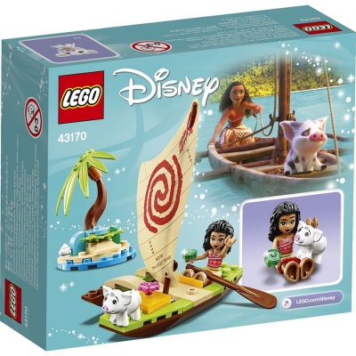 Aventura pe ocean a Moanei 43170 LEGO Disney Princess