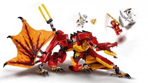 Atacul Dragonului de Foc 71753 LEGO Ninjago 