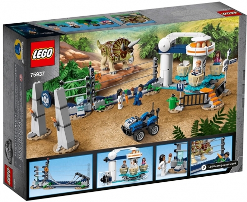 Triceratops dezlantuit 75937 LEGO Jurassic World