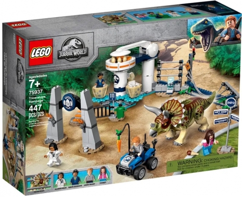 Triceratops dezlantuit 75937 LEGO Jurassic World