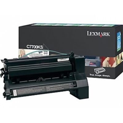 Cartus Toner Black Return C7700Ks 6K Original Lexmark C770N