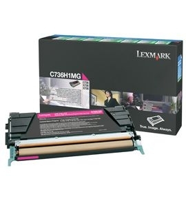 Cartus Toner Magenta Return C736H1Mg 10K Original Lexmark C736N