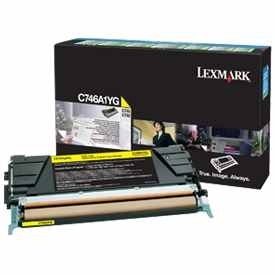 Cartus Toner Return Yellow C746A1Yg 7K Original Lexmark C746Dn