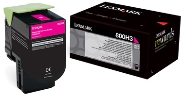 Cartus Toner Magenta Nr.800H3 80C0H30 3K Original Lexmark Cx410E