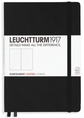 Caiet cu elastic A5, 125 file, punctat, Leuchtturm1917 