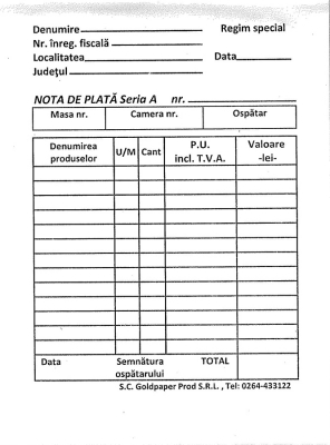 Nota de plata A6