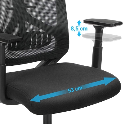 Scaun de birou ergonomic cu suport lombar Songmics 