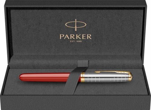 Stilou 51 Royal premium 18k, red rage GT, Parker