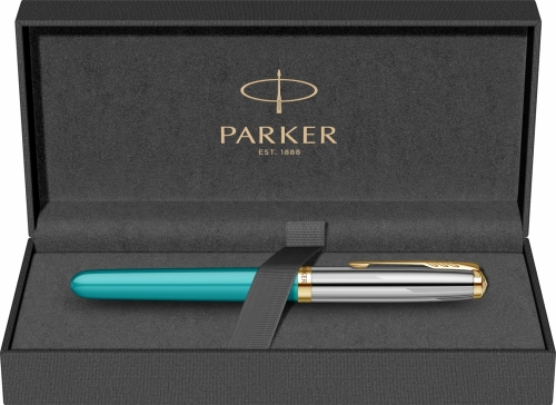 Stilou 51 Royal premium 18k, turquoise GT, Parker