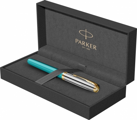 Stilou 51 Royal premium 18k, turquoise GT, Parker