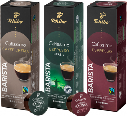 Set capsule cafea Tchibo Cafissimo Deluxe Pack 3 cutii/set