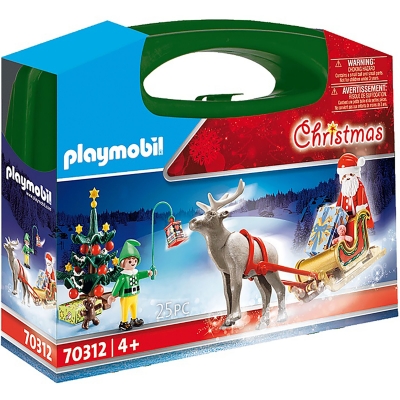 Set Portabil - Mos Craciun Cu Sanie Playmobil