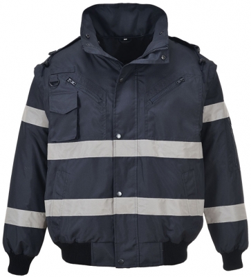 Jacheta bomber Iona 4 in 1, Navy, Portwest 