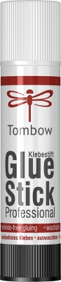 Glue stick PTS lipici solid transparent, 10 g, Tombow