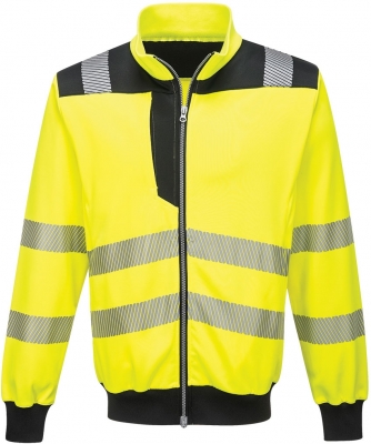 Bluza Hi-Vis, galben/negru, regular, PW3, Portwest