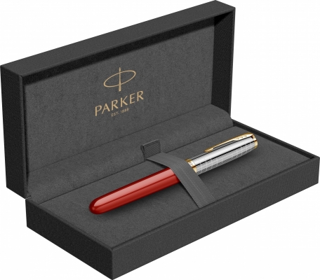 Stilou 51 Royal premium 18k, red rage GT, Parker