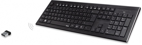 Tastatura wireless Cortino, negru Hama