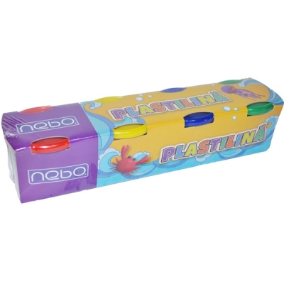 Plastilina modelaj, 4 culori, 100 g Nebo