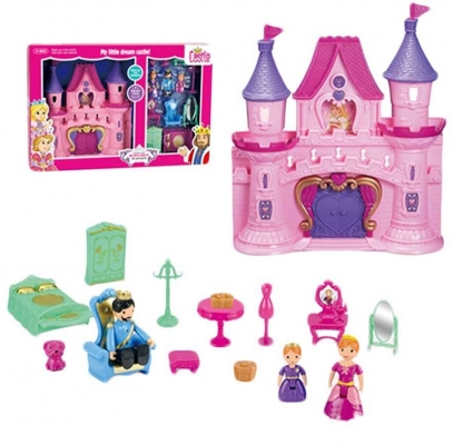 Set de joaca, Castel muzical cu figurina si accesorii 