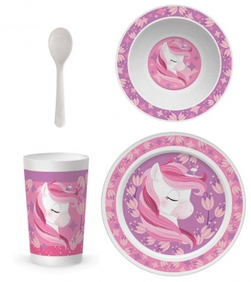 Set vesela si tacamuri Unicorn S-COOL 