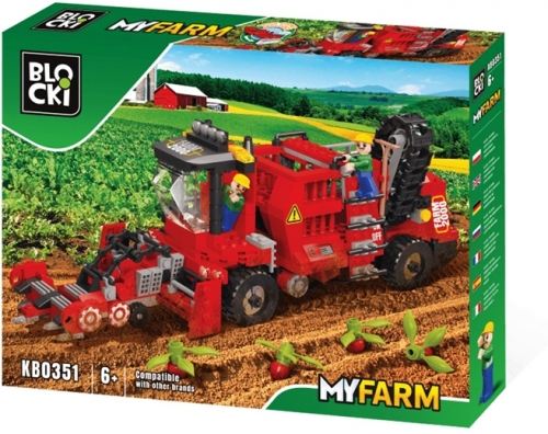 Blocki My Farm, Combina de recoltat sfecla, 456 piese