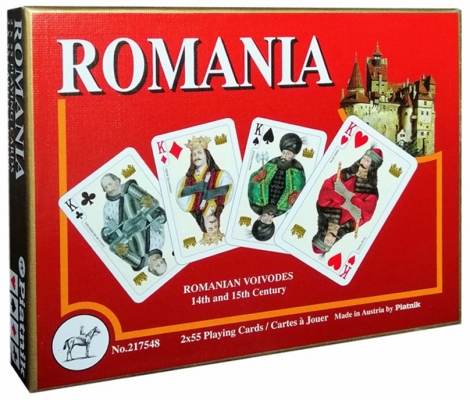 Set Carti de joc Romania, 2 bucati/set, Piatnik