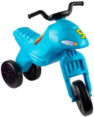 Motocicleta fara pedale, albastru deschis
