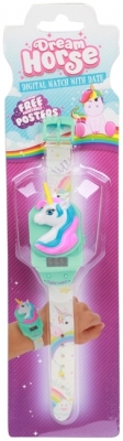 Ceas digital pentru copii, Unicorn, Dream Horse, Toi-Toys