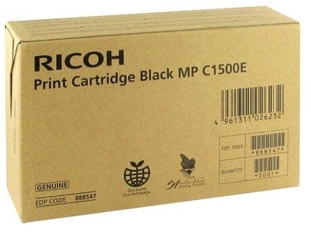 Cartus Gel Black 888547 9K Original Ricoh Mp C1500Sp