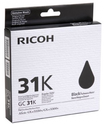 Cartus Gel Black Gc-31K 405688 1,5K Original Ricoh Aficio Gx E3300N