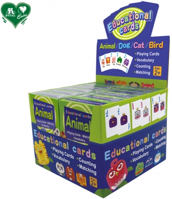 Carti de joc Royal, educative, cu animale As Toys