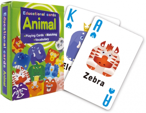 Carti de joc Royal, educative, cu animale As Toys