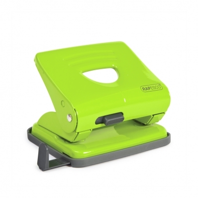 Perforator 825, metal, 25 coli, verde, Rapesco 