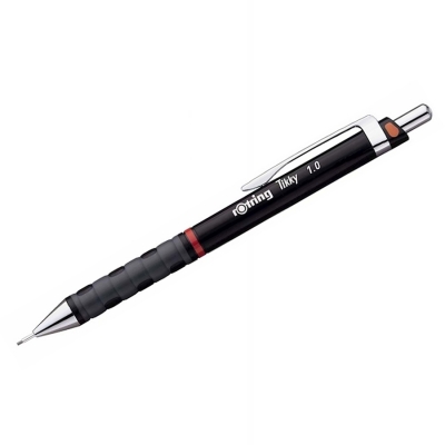 Creion mecanic Tikky, 1 mm, negru Rotring