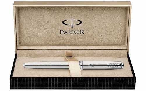 Stilou Sonnet Stainless Steel CT penita F Parker 