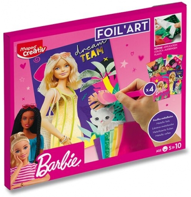 Set Maped Barbie Foil Art