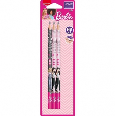 Set creioane, Maped Barbie, 6 buc/set