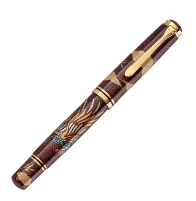 Stilou Maki-E Phoenix M1000 din aur 18k, Limited Edition, Pelikan