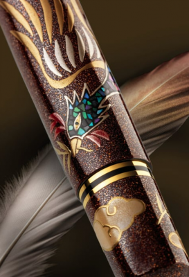 Stilou Maki-E Phoenix M1000 din aur 18k, Limited Edition, Pelikan