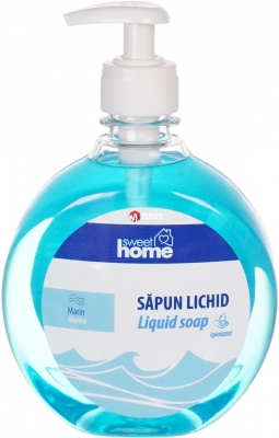 Sapun lichid cu pompita 500 ml marin, Sweet Home