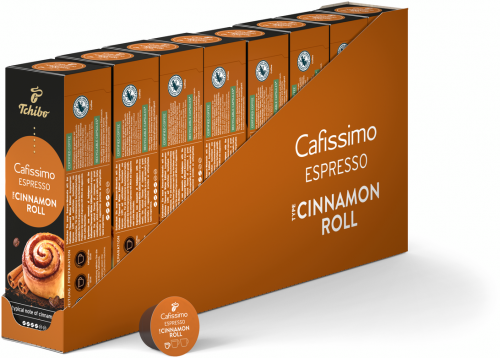 Cutie 10 capsule cafea Tchibo Cafissimo Espresso Cinnamon Roll