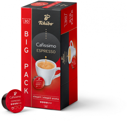 Cutie 30 capsule cafea Tchibo Cafissimo Espresso Elegant Aroma