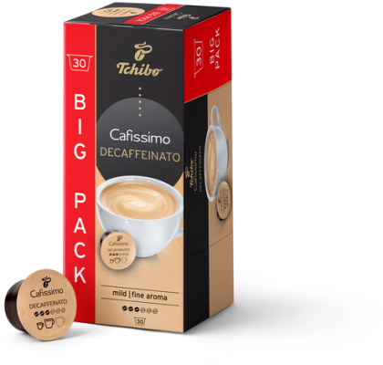 Cutie 30 capsule cafea Tchibo Cafissimo Caffe Crema Decaffeinated