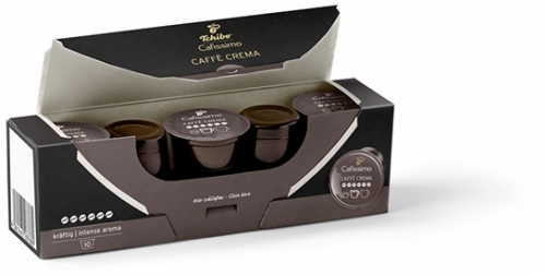 Cutie 10 capsule cafea Tchibo Cafissimo Caffe Crema Intense Aroma 8 buc/set